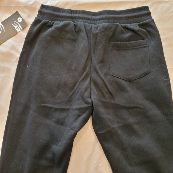 J.Come Men's Black Zippered Pockets Jogger Pants - Picture 3 of 5